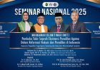 Eksistensi Peradilan Agama Dibedah dalam Seminar Nasional PTA Semarang
